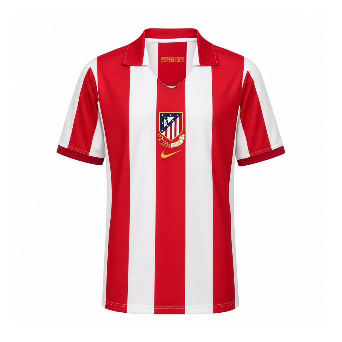 Atlético de Madrid 2003/04 Home Centenary Jersey
