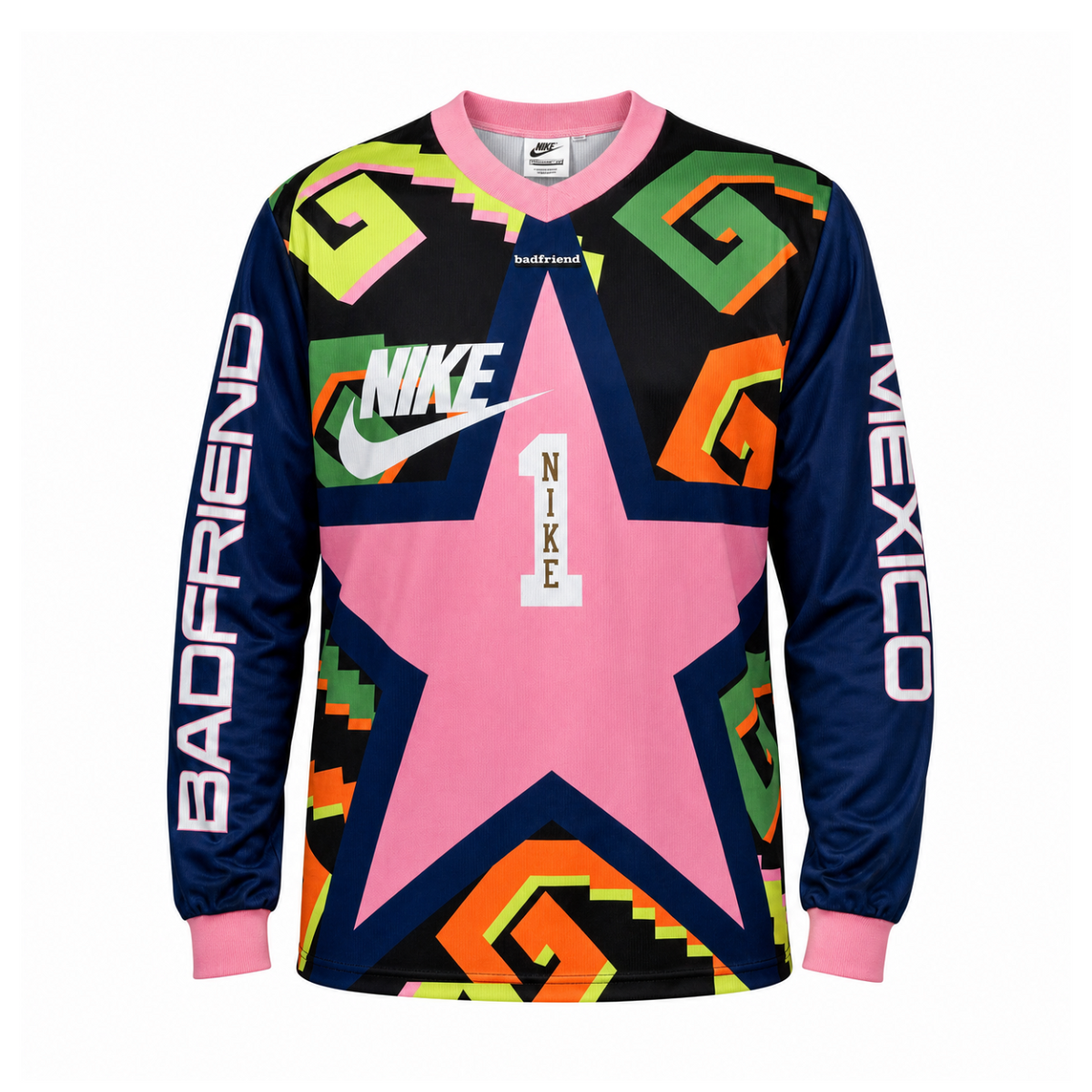 Mexico Goalkeeper Jorge Campos Long Sleeve Jersey