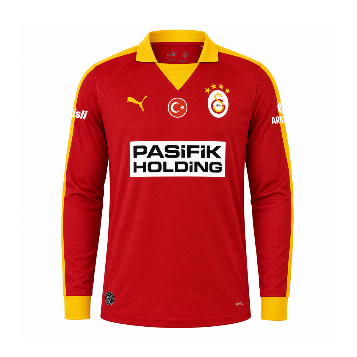 Galatasaray SK 2026 Red Retro Long Sleeve Jersey