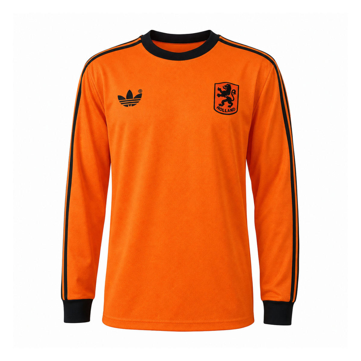 Netherlands 1980 Home Long Sleeve Jersey
