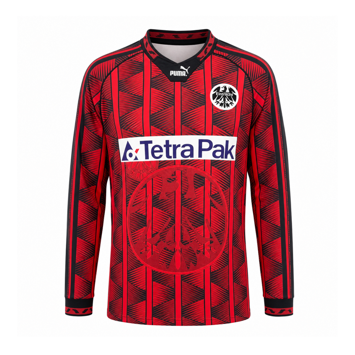 Eintracht Frankfurt 1995/96 Home Long Sleeve Jersey
