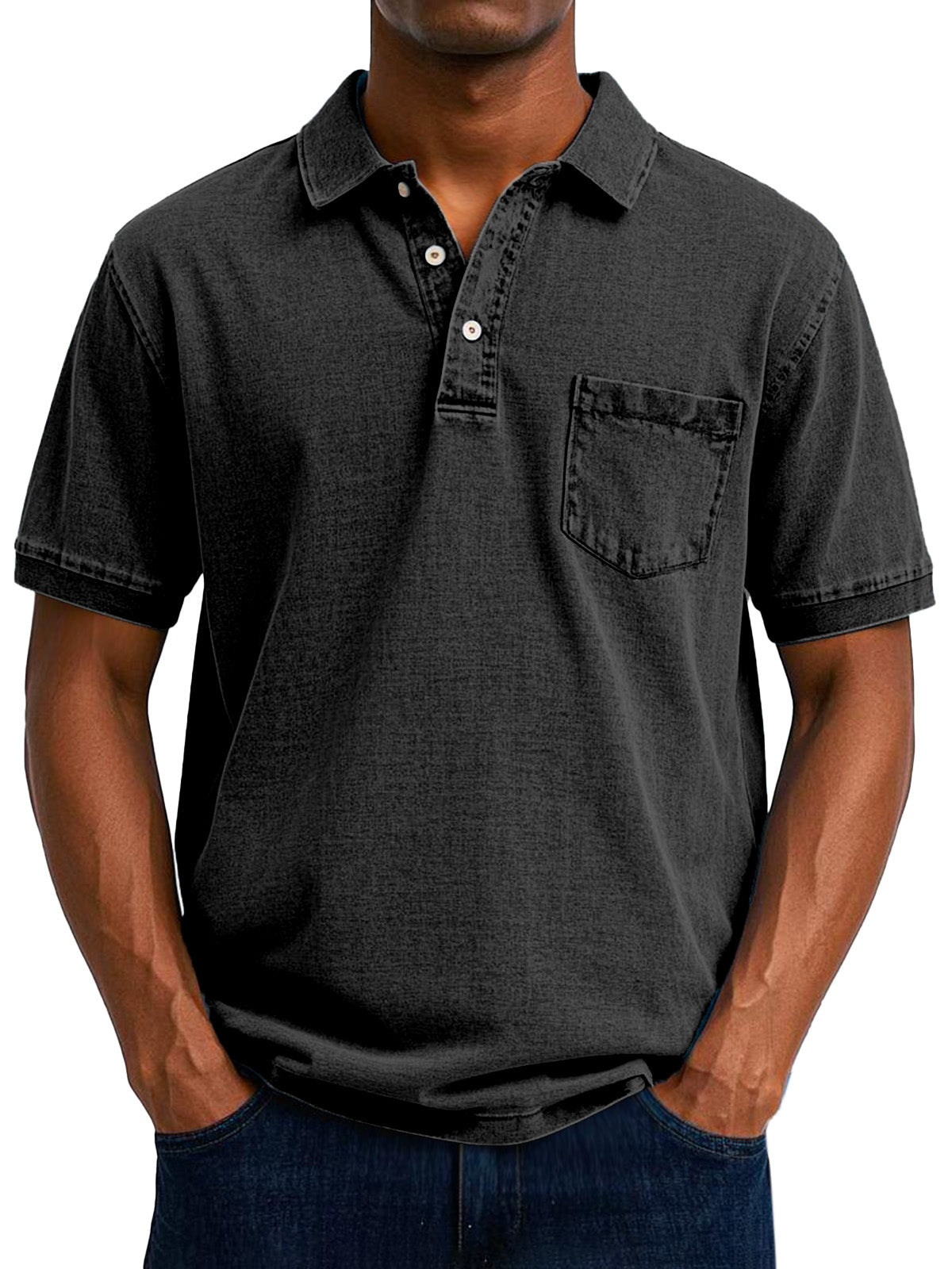 Ana&José | Camisa Polo Vintage Casual para Hombre