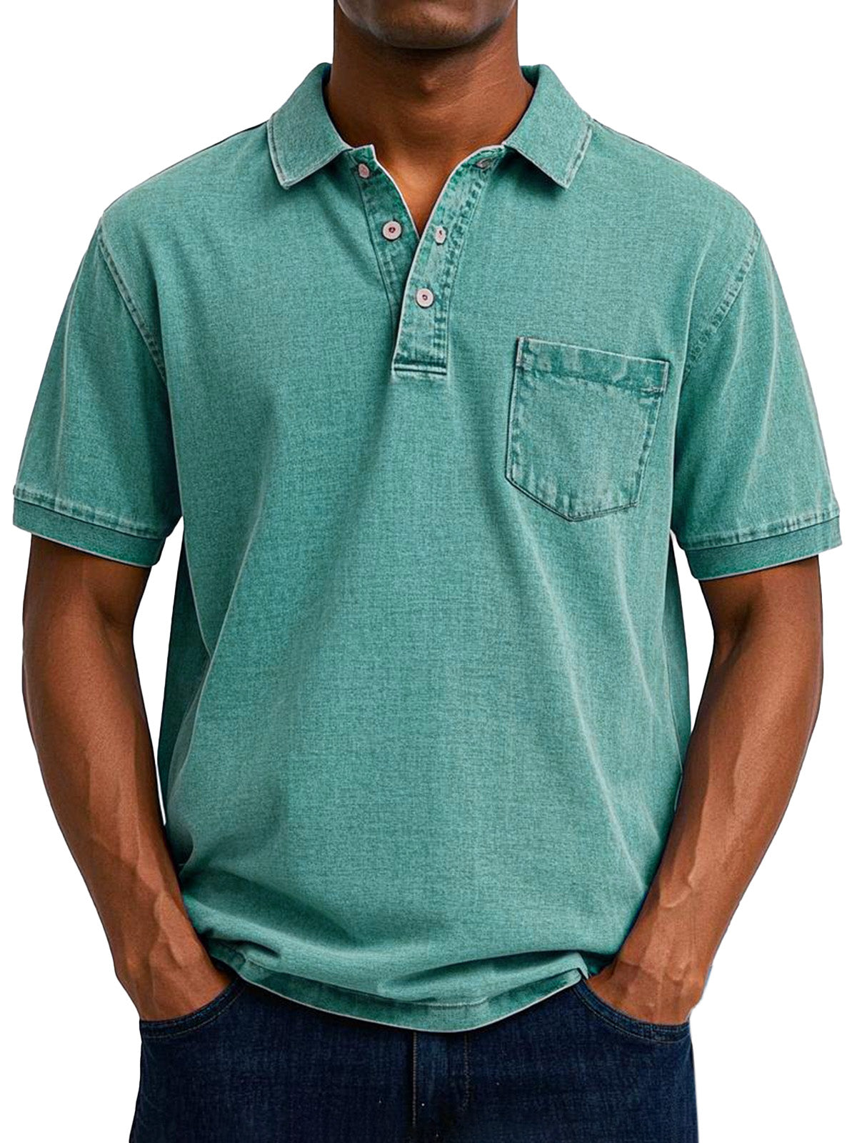 Ana&José | Camisa Polo Vintage Casual para Hombre