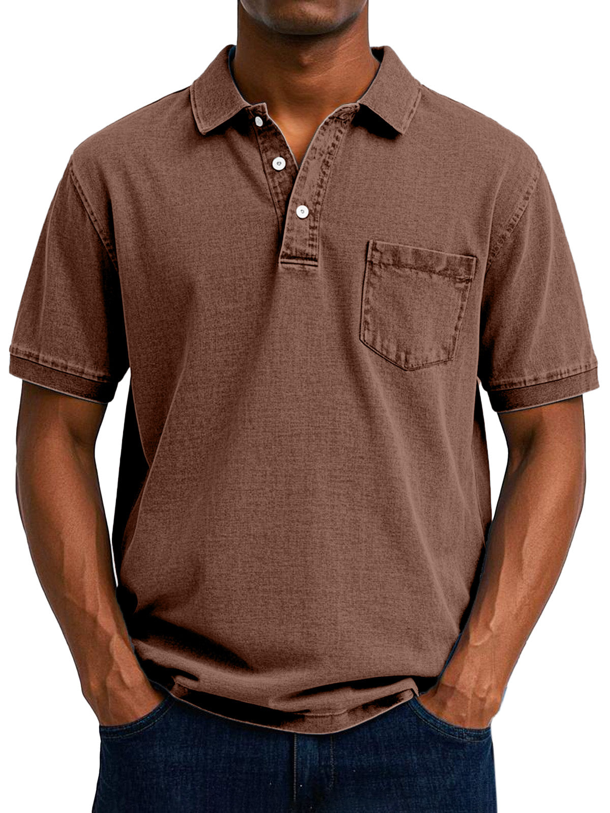 Ana&José | Camisa Polo Vintage Casual para Hombre