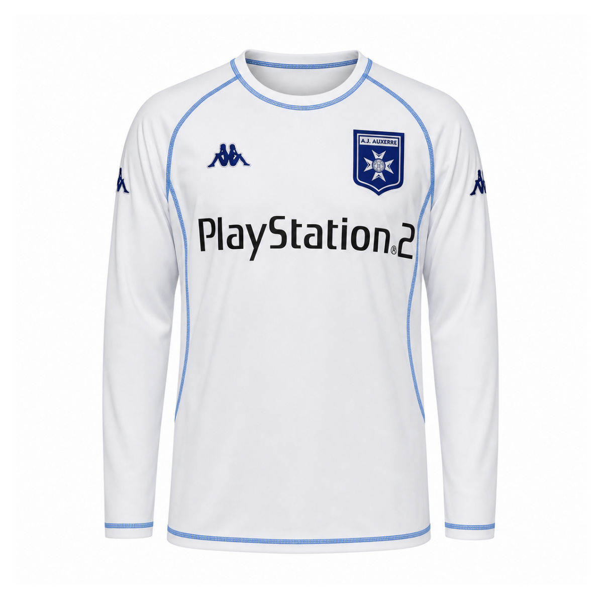 AJ Auxerre 2003/04 Home Long Sleeve Jersey