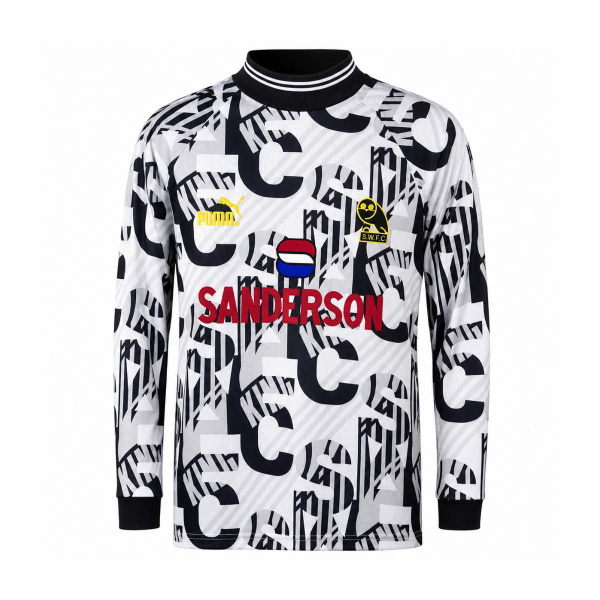 Sheffield Wednesday FC 1993/94 Goalkeeper Long Sleeve Jersey