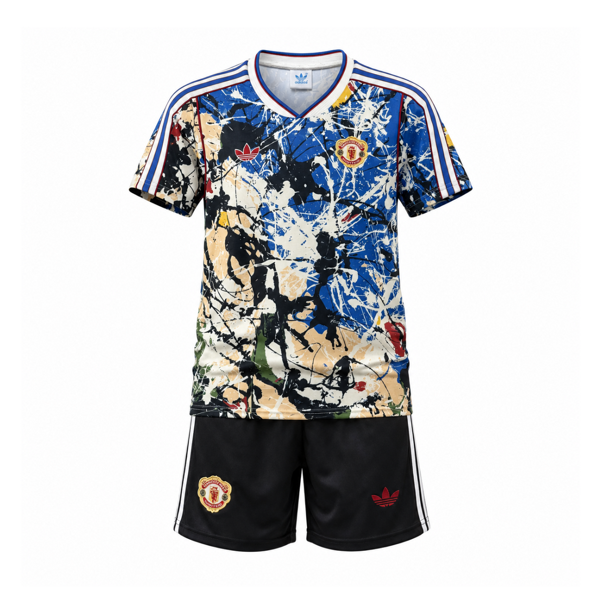 Manchester United FC 2026/27 Stone Roses Collaboration Kids Kit