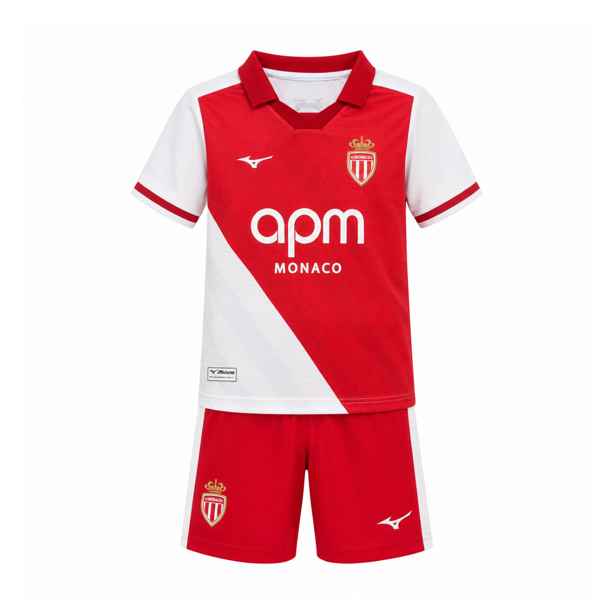 AS Monaco 2026/27 Home Kids Kit