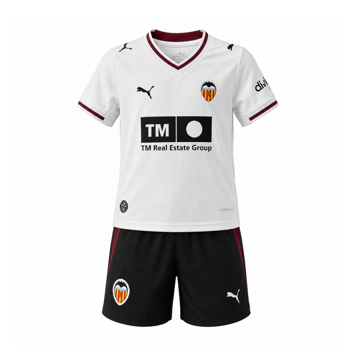 Valencia CF 2026/27 Home Kids Kit