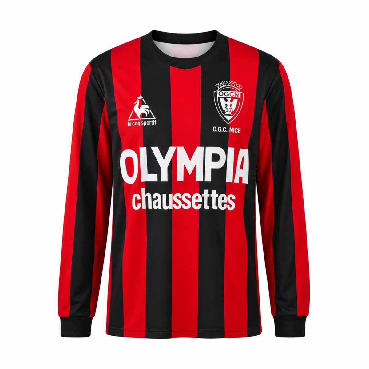 OGC Nice 1977/78 Home Long Sleeve Jersey